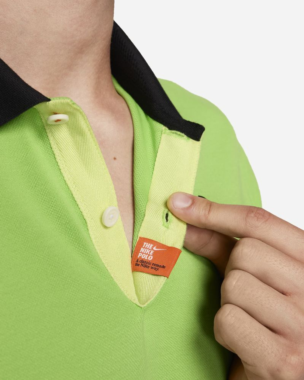 Мужское теннисное поло Nike Rafa Slim Polo - зеленый