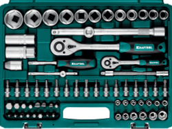 KRAFTOOL X-Drive 82, 82 предм., (1/2″+1/4″), универсальный набор инструмента (27887-H82)