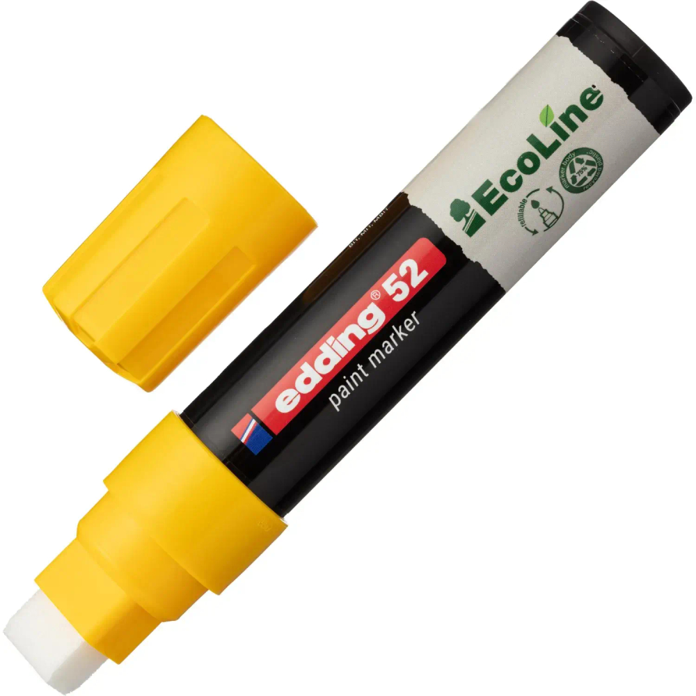 Маркер лаковый E-52 на водной основе, жёлтый, 4-15 мм