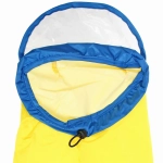 Дождевик для крупных пород собак «KOMFORT»,, цвет жёлто - голубой, р XL