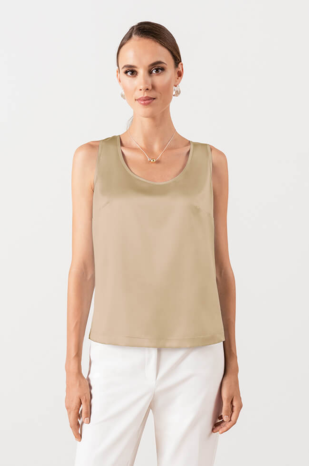 23060 Блузка женская (бежевый)