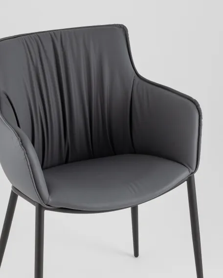 Стул Твигги экокожа темно-серый