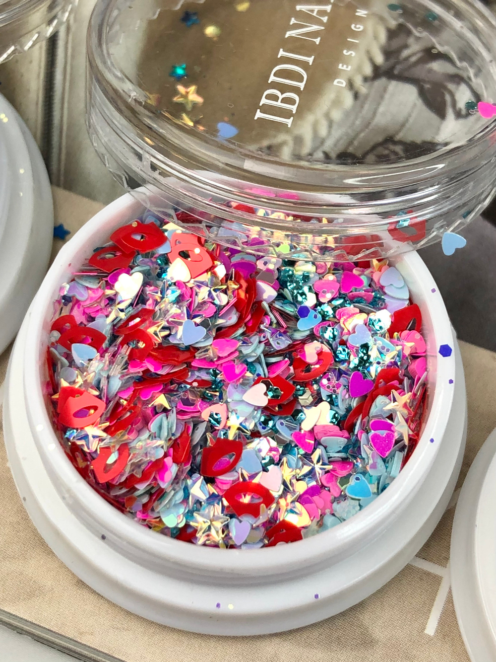 IBDI Глиттер-звездочки SUPER STAR 07