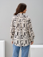 Рубашка Ртс-058/бежабстракция