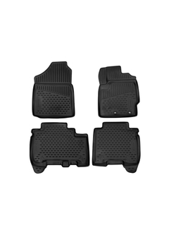 Коврики в салон для TOYOTA Ractis (II) 2010-2016, 2WD, правый руль хэтчбек, 4шт. (полиуретан) ELEMENT3D02265210K
