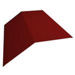 Конек плоский Grand Line Satin Ral 3011 190х190 мм резка
