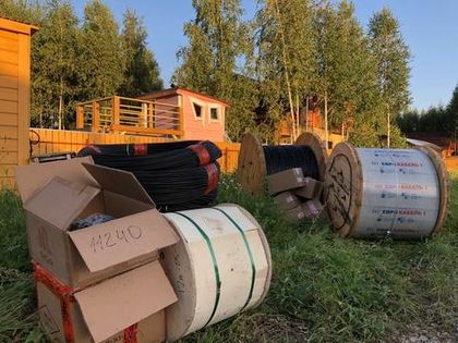 Оптоволоконный кабель доставлен в «Романовский Парк»