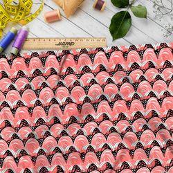 Ткань премиум сатин пастельные волны отражений