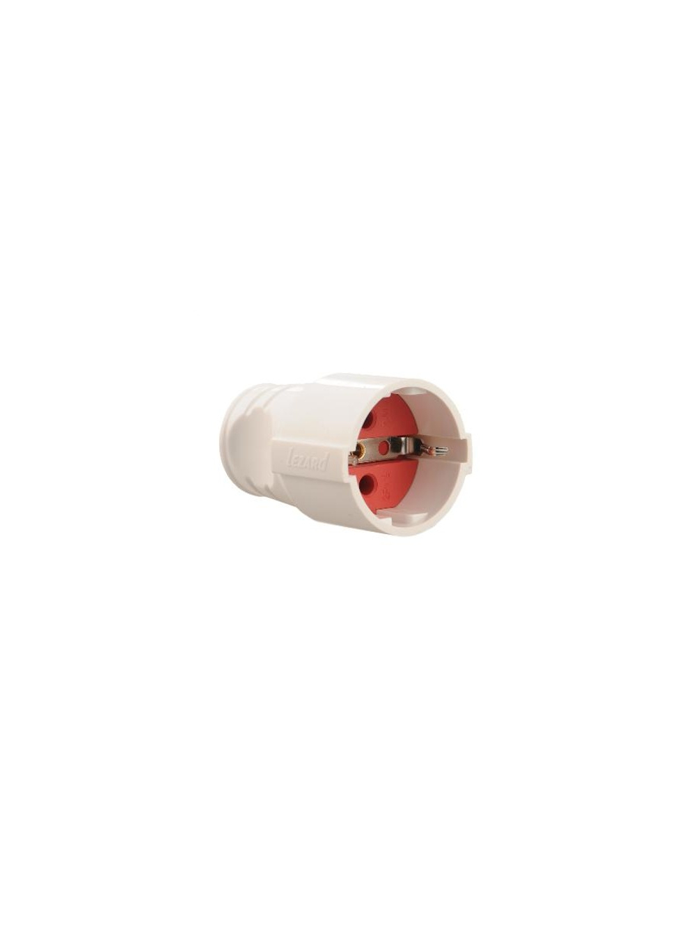 Розетка штепсельная Accessories с заземл. бел. LEZARD 715-0701-607
