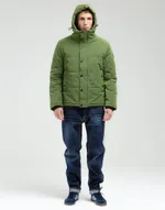 Куртка We Don’t Care Short Puffer Jacket Olive