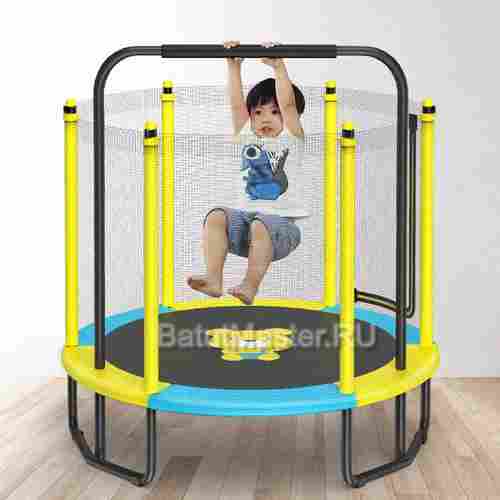 Батут с сеткой с П-образной ручкой, диаметр 5 фт