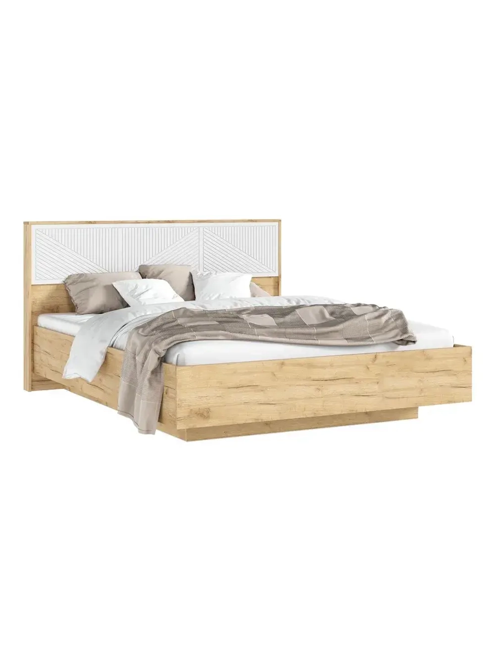 Кровать двухспальная 160х200 Сильвия Браш Вайт