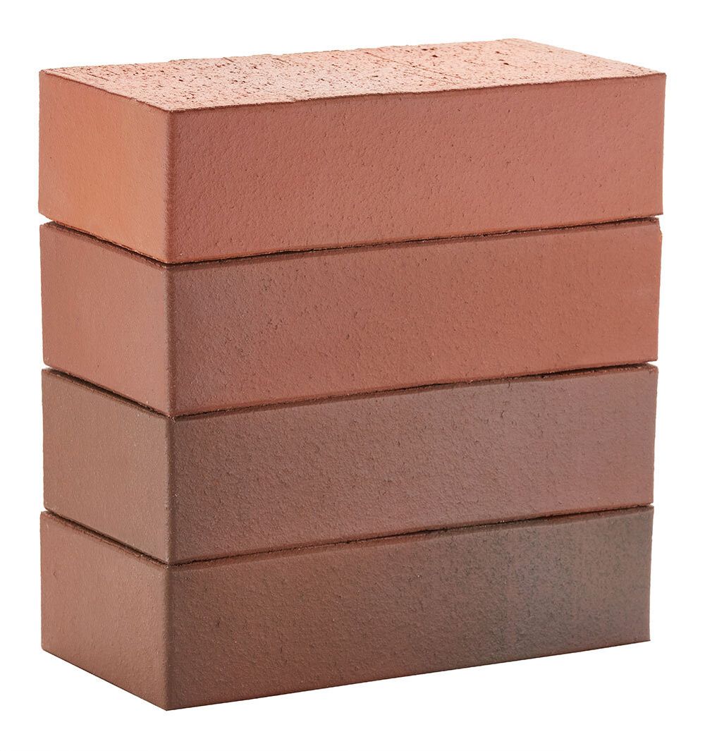 Кирпич ЛСР 1НФ Красный Флэш М-400 250x120x65 - лицевой керамический полнотелый