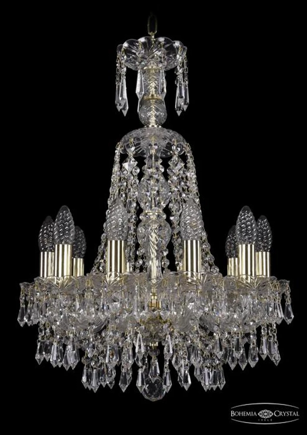Подвесная люстра Bohemia Ivele 1403/10/141/XL-61/G