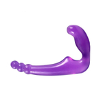 Фиолетовый безремневой страпон Galileo - 19 см. (Цвет: фиолетовый)