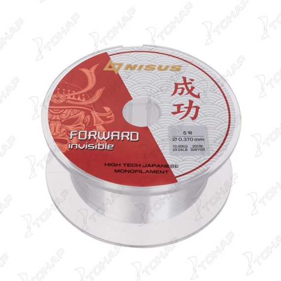 Леска FORWARD Invisible 0,370mm/300m Nylon Transparent (N-FI-0370-300) Nisus