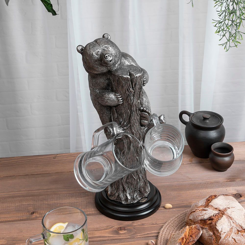 Набор бокалов для пива Медведь Барлей 4