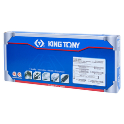 KING TONY (9-90118PRV) Набор зубил, выколоток, кернеров с молотком, ложемент, 8 предметов