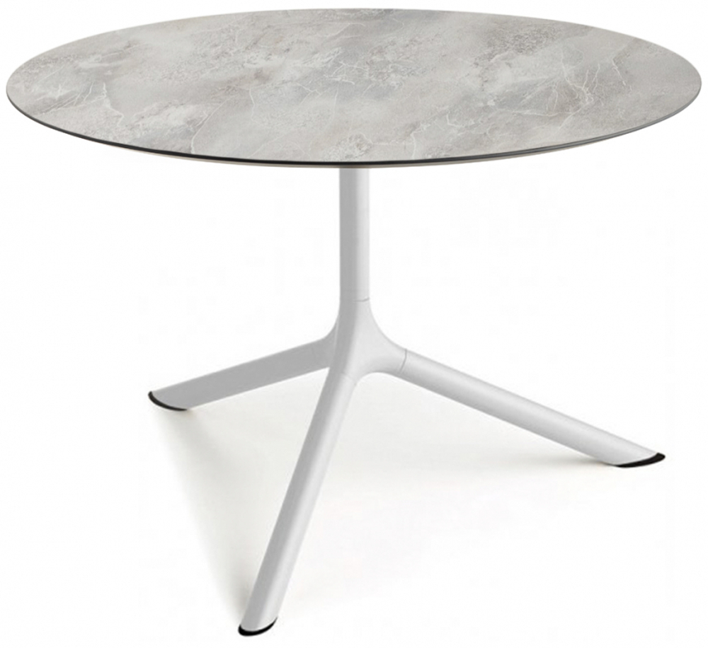 Столик ламинированный кофейный Scab Design Tripe Maxi, белый, каменный