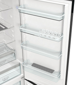 Отдельностоящий двухкамерный холодильник Gorenje RK6201SYBK