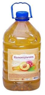 Мыло жидкое КОЛОКОЛЬЧИК с глицерином персик 5 л ПЭТ бутыль