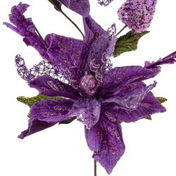 GAEM Цветок искусственный "Пуансеттия", L20 W20 H72 см