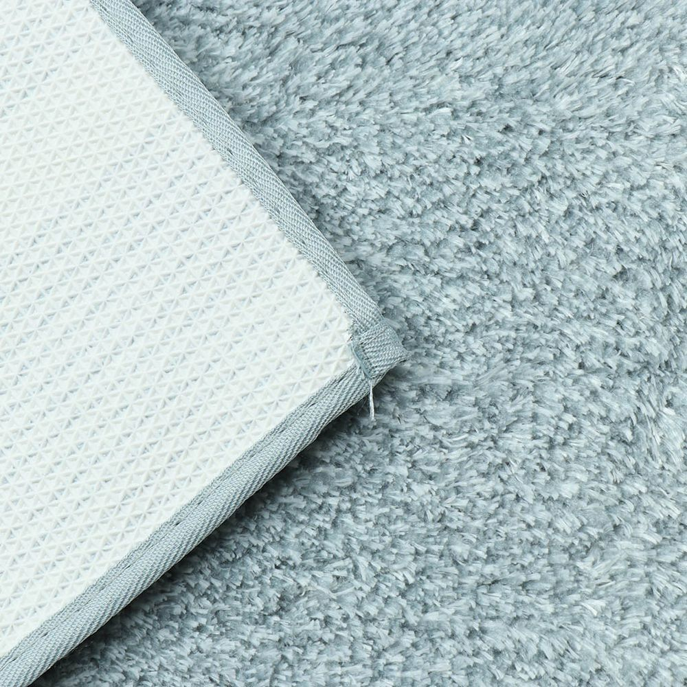 Коврик для ванной, 0.5х0.8 м, ПЭ, сер-голуб, Aqwin, Грета, TR1554YGB