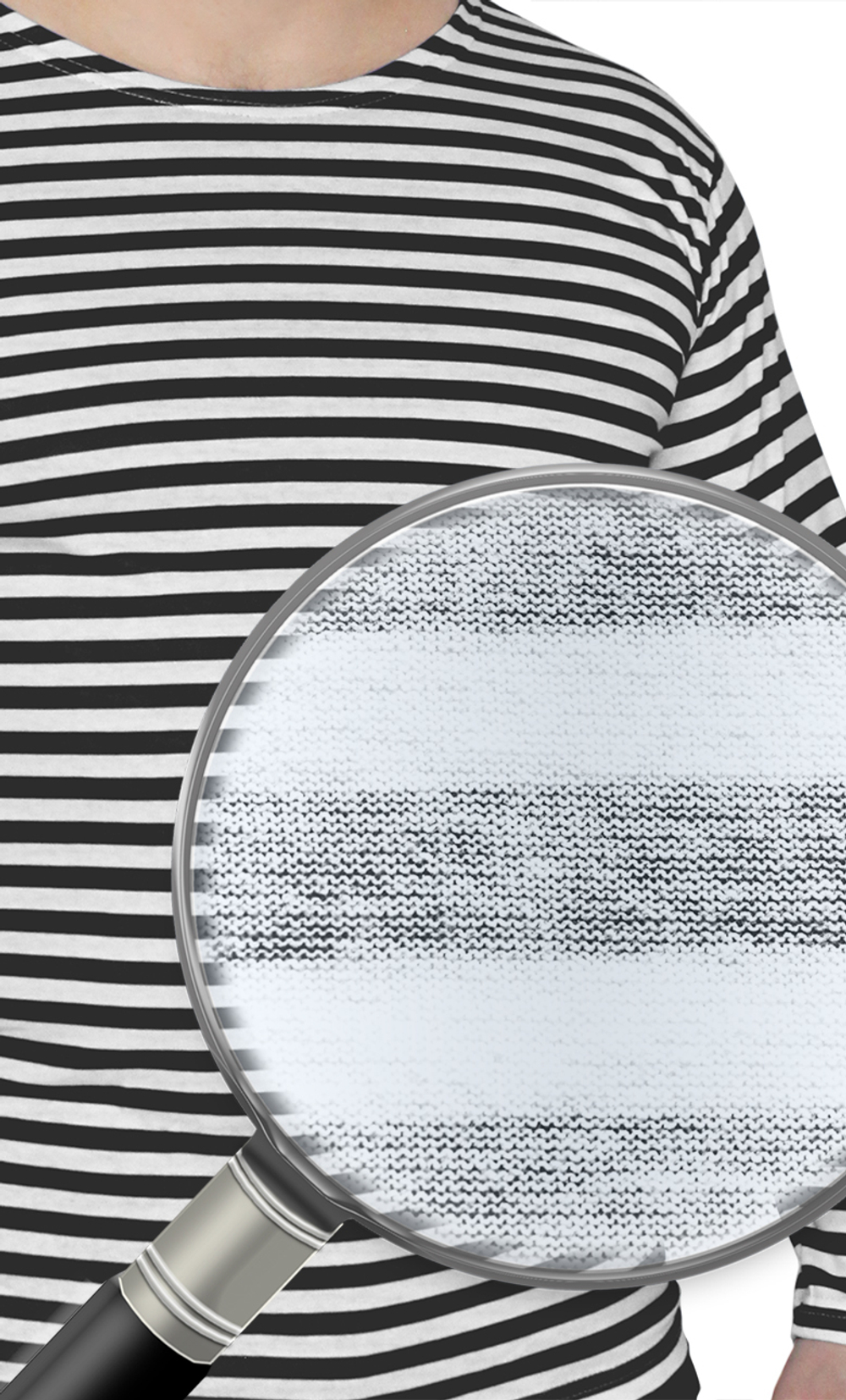 Тельняшка х/б Лето кулирка черная полоса