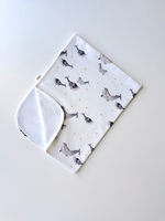 Набор пеленок "Серые киты M"