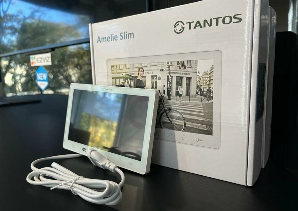 Монитор видеодомофона Amelie Slim (White) HD SE