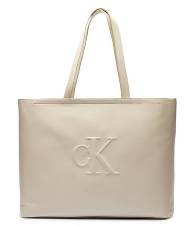 Сумка-шопер CALVIN KLEIN JEANS - экрю(K60K612724)