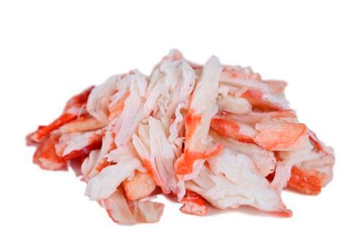Мясо краба салатное, 200г