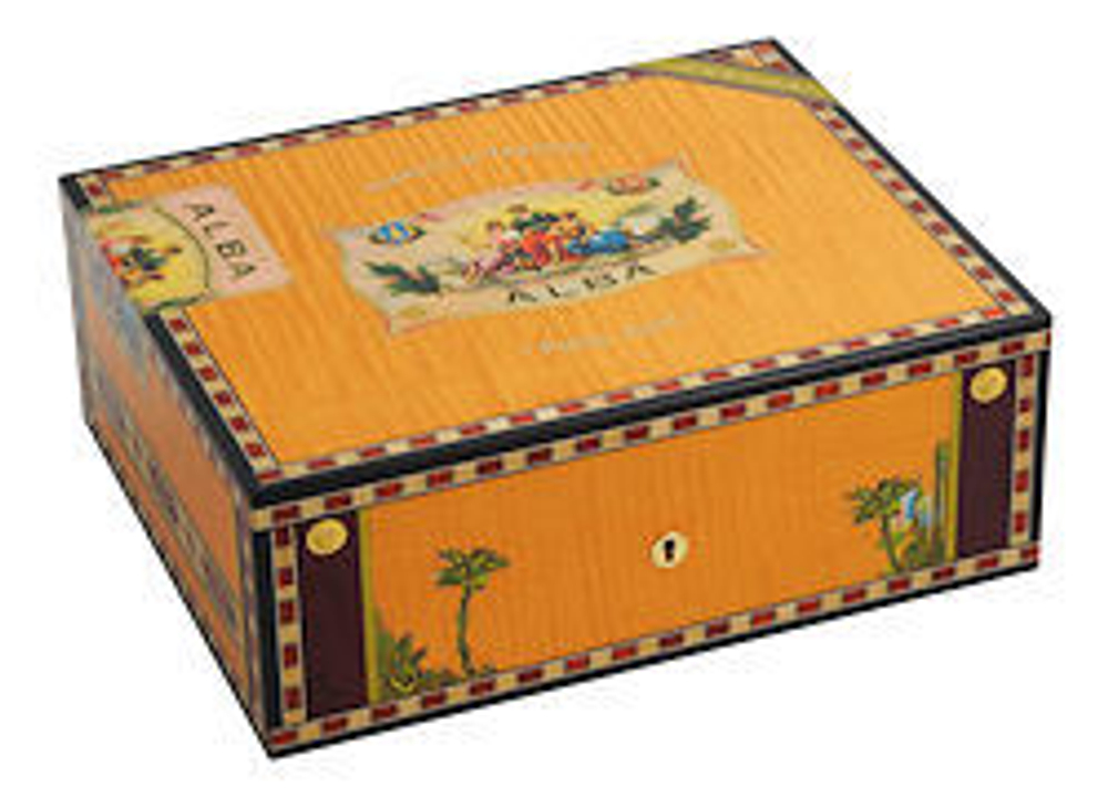 Хьюмидор Elie Bleu ALBA 75 cigars Orange sycamore