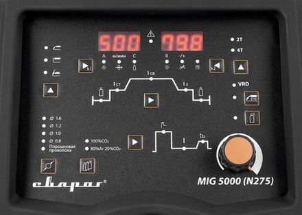 Сварочный полуавтомат СВАРОГ TECH MIG 5000 (N275) DIGITAL многофункциональный (MIG/MAG, MMA) 00000098969