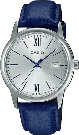 Парные часы Casio Standard: MTP-V002L-2B3 и LTP-V002L-2B3