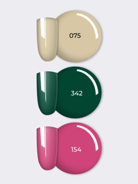 Твердые гель-лаки "NR" SOLID GEL MIX, Pallete 03 (075,342,154)