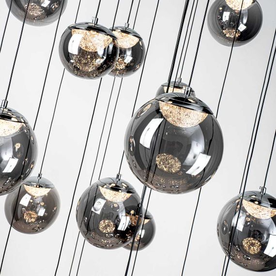 Подвесная люстра MODELUX ML.2338.25 BK-CR