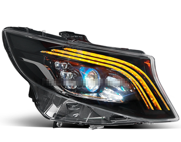 Передние фары Мерседес V-class W447 (VITO) FULL LED V3 type [Комплект Л+П; Полностью светодиодные; Maybach style]