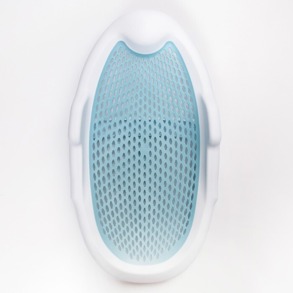 7522644 Горка для купания, цвет белый/голубой