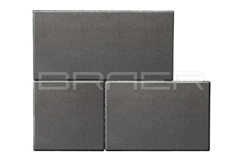 Тротуарная плитка Braer Триада, Серый, 60 мм