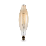 Лампа Gauss LED Filament BT120 6W E27 780lm 2400K golden straight 155802008