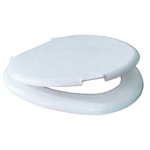 Сиденье для унитаза с крышкой цвет белый мрамор