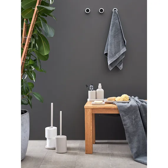 Подставка для ванных принадлежностей slim, светло-серая, большая