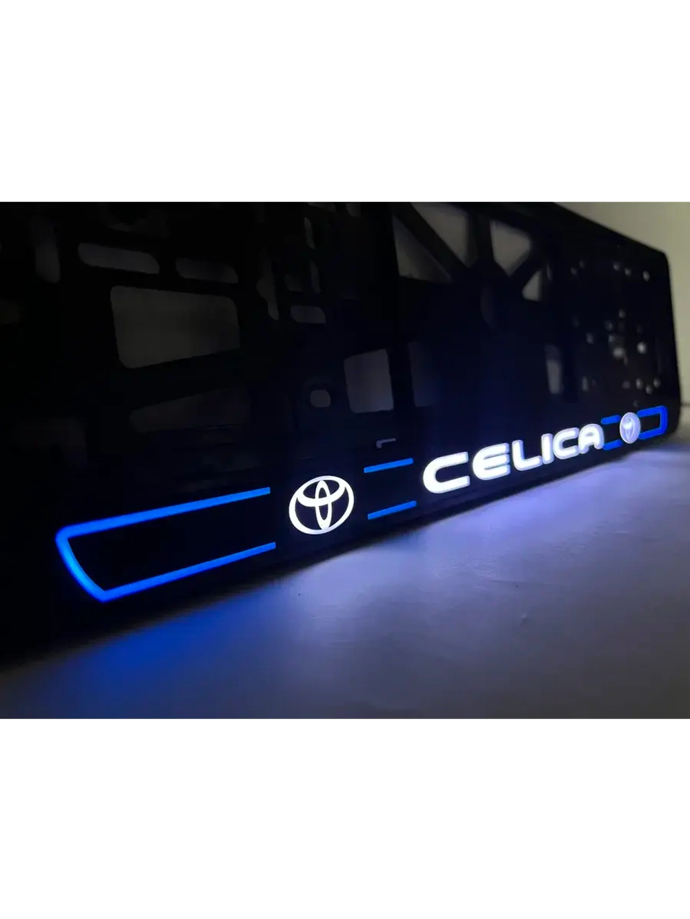 LED рамка под госномер для авто. С индивидуальным дизайном.