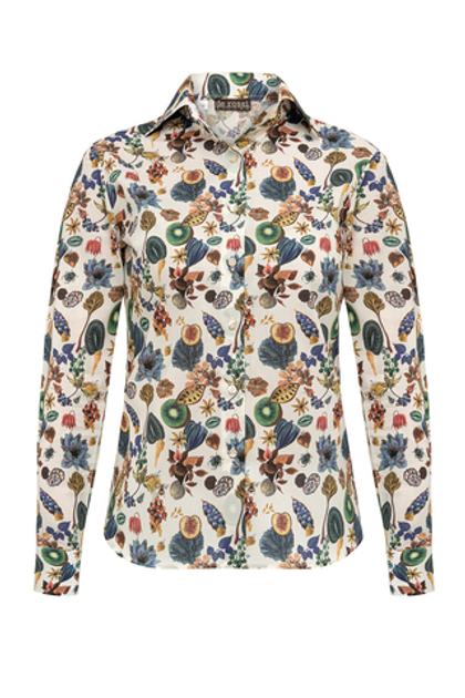 Рубашка женская с принтом FLORA