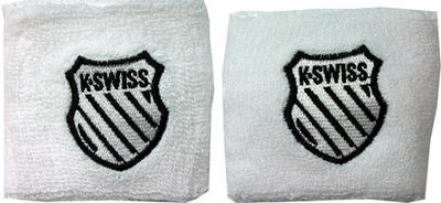 Напульсник теннисный K-Swiss Wristband 2,5" - white/black