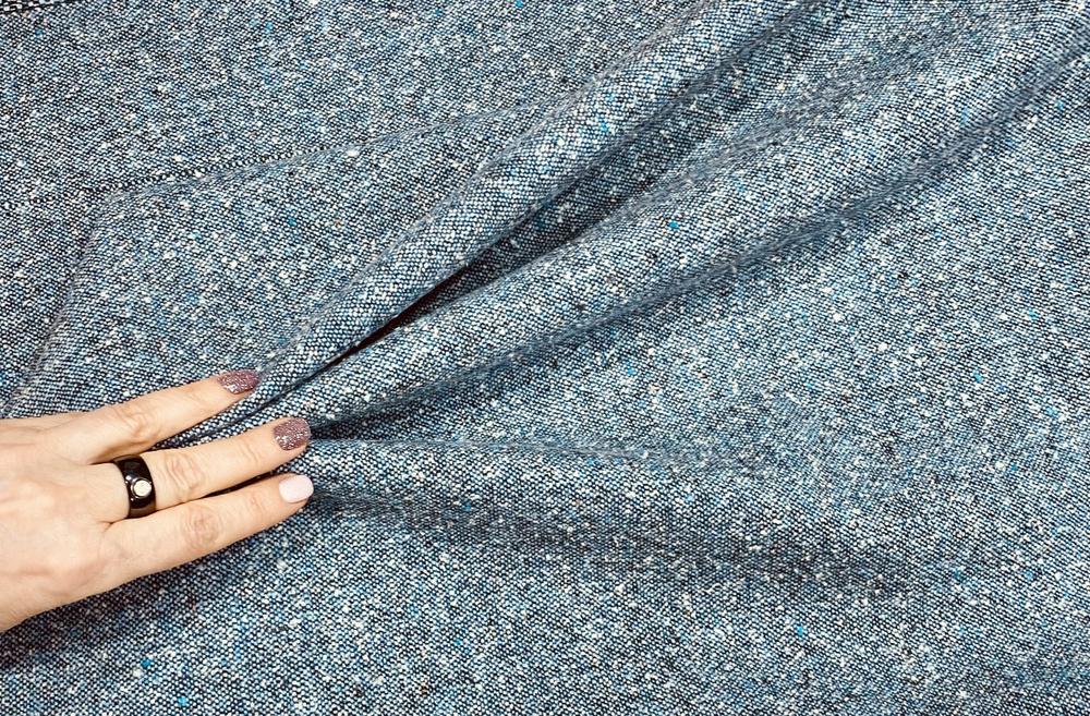 Ткань костюмная Твид (Италия) 80% шерсть 20% хлопок ш-150см