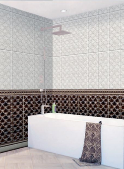 Панель ПВХ фотопечать с глиттером Версаль 2700х250мм