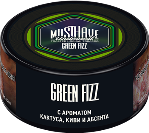 М. Табак для кальяна Must have Green Fizz (Кактус, киви, абсент) 25гр
