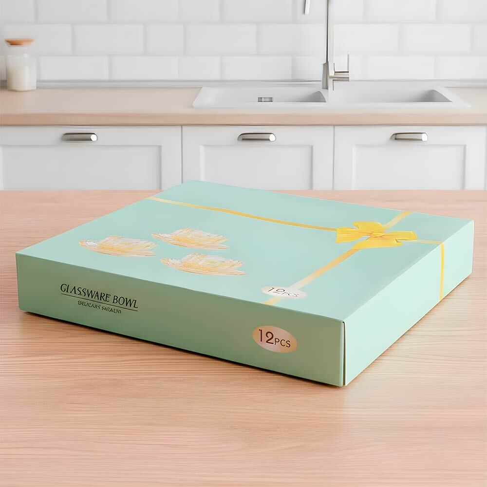 Набор ваз сервировочных 12 предметов (креманка 270мл, блюдце 16см)